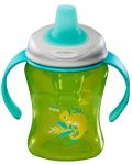 Ceașcă antiderapantă cu mânere detașabile Vital Baby - Verde, 260 ml	 - 3t