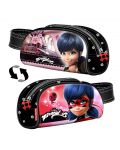 Penar cu 2 fete si un fermoar Karactermania - Ladybug - 1t