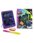 Placă strălucitoare cu neon Toi Toys - Cu marker și burete - 3t