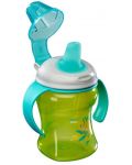 Ceașcă antiderapantă cu mânere detașabile Vital Baby - Verde, 260 ml	 - 2t