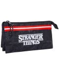 Kstationery Stranger Things Briefcase - Demigorgon, cu 1 fermoar și 3 compartimente - 1t
