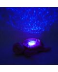 Proiector de lumină de noapte Cloud B - Broască țestoasă de mare, roz - 4t