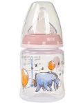Nuk First Choice Bottle - Disney, TC, cu tetina din silicon, 150 ml, roz/Yori cu balon - 1t