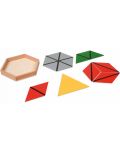 Setul Smart Baby Education - Triunghiuri de construcție, mare - 4t