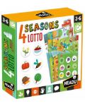 Puzzle-joc educațional Headu - Lotto 4 sezoane - 1t