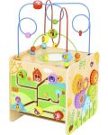 Jucarie educativa Tooky Toy - Cub mare didactic, ferma - 1t
