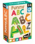 Joc educativ Headu Montessori - Alfabet amuzant (englez) - 1t