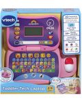 Jucărie educațională Vtech - Laptop, roz - 1t