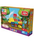 Constructor educațional Play Blox - Tren, 41 piese - 1t