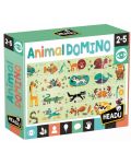 Joc educativ Headu Montessori - Domino cu animale - 1t