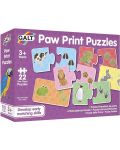 Puzzle educațional Galt - Pe urmele animalelor - 1t