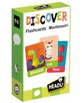Joc educațional Headu - Descoperă cartonașele flash Montessori - 1t