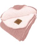 Pătură Aglika - Soft Cozy, 150 x 200 cm, roz/alb - 1t