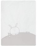 Paturica subtire pentru carucior Petit Praia - Sleepy Grey, 80 x 50 cm - 1t