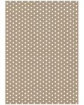 Hârtie de împachetat Apli - kraft, cu puncte albe, 2 x 0,70 m, bej - 2t