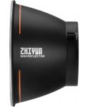 Iluminat cu LED-uri ZHIYUN Molus X100 Combo Bi-Color COB LED (conexiune + grip pentru baterie + adaptor pentru montare Bowens) - 8t
