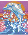 Culori dupa numere Janod - Delfinii - 6t