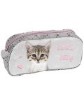 Penar școlar oval Paso Cat - Sweet Kitty, 1 fermoar - 1t