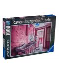 Puzzle Ravensburger cu 1000 de piese - Vise roz - 1t