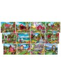 Puzzle Master Pieces 12 in 1 - Garden and country scenes - 3t