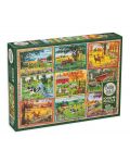 Puzzle Cobble Hill din 1000 piese - Cărți poștale de la fermă  - 1t