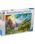 Puzzle Ravensburger de 3000 de piese - În muntele dragonilor  - 1t