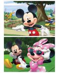 Puzzle Educa de 2 x 20 piese - Mickey si prietenii, tip 2 - 2t