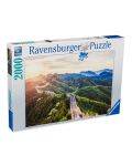 Puzzle Ravensburger din 2000 de piese - Zidul Chinezesc în lumina soarelui - 1t