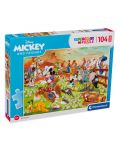 Puzzle Clementoni de 104 piese - Mickey and friends - 1t