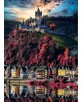 Puzzle Clementoni din 1000 de piese - Castelul Cochem - 2t