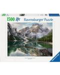 Puzzle Ravensburger din 1500 piese - Lacul Brayes - 1t