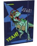 Dosar cu bandă elastică Lizzy Card Dino Roar - A4 - 1t
