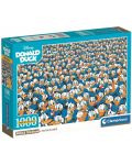 Puzzle  Clementoni din 1000 piese - Multe fețe ale lui Donald Duck - 1t