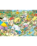 Puzzle Jumbo de 1000 piese - Camping in the Forest - 2t
