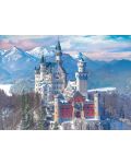 Puzzle Eurographics de 1000 piese - Castelul Neuschwanstein iarna - 2t