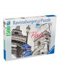 Puzzle Ravensburger de 1500 piese - Paris - 1t