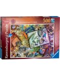 Puzzle Ravensburger от 500 части - Бюрото на археолога - 1t
