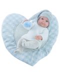 Papusa-bebelus Paola Reina Mini Pikolines - Cu paturica inima, baietel, 32 cm - 1t