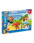 Puzzle Ravensburger din 3 х 49 piese - Echipa 4 labute, Paw Patrol  - 1t