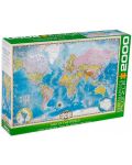 Puzzle Eurographics de 2000 piese - Harta lumii - 1t