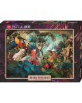 Puzzle Heye de 1000 de piese - Fauna: O varietate de păsări - 1t