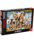 Puzzle Anatolian de 1000 piese - Zambete din Africa, Howard Robinson - 1t
