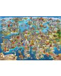 Gibsons 1000 Piece Puzzle - Explorând Europa - 2t