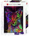 Puzzle Heye de 2000 piese - Pisica, Deean Rosso - 1t
