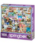 Puzzle Springbok de 1000 piese - Animal Quackers - 1t