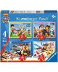 Puzzle de 24 de piese Ravensburger 4 în 1 - Pes Patrul - 1t