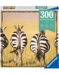 Puzzle Ravensburger din 300 piese - Zebră - 1t