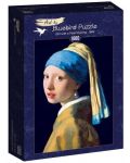 Puzzle Bluebird de 1000 piese - Girl with a Pearl Earring, 1665  - 1t