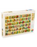 Puzzle de 1000 de piese D-Toys - Elefanți - 1t