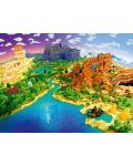 Puzzle Ravensburger de 1500 de piese - World of Maincraft - 2t